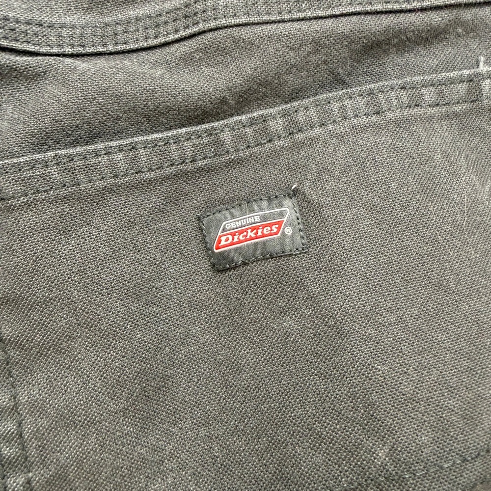 Genuine Dickies Carpenter Pants Mens 34x34 Black Cotton Stretch Utility Workwear - Picture 10 of 13